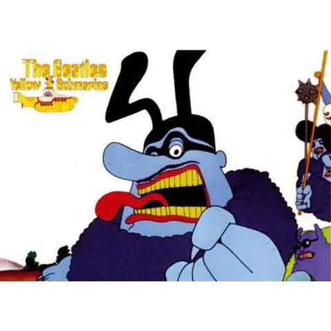 Postcard: Yellow Submarine Big Blue Meanie