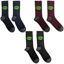 The Beatles – Apple & Spots (Multi-color, Ankle Socks Set) (Ponožky)