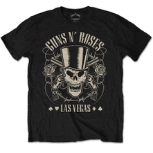 Tričko Top Hat, Skull & Pistols Las Vegas