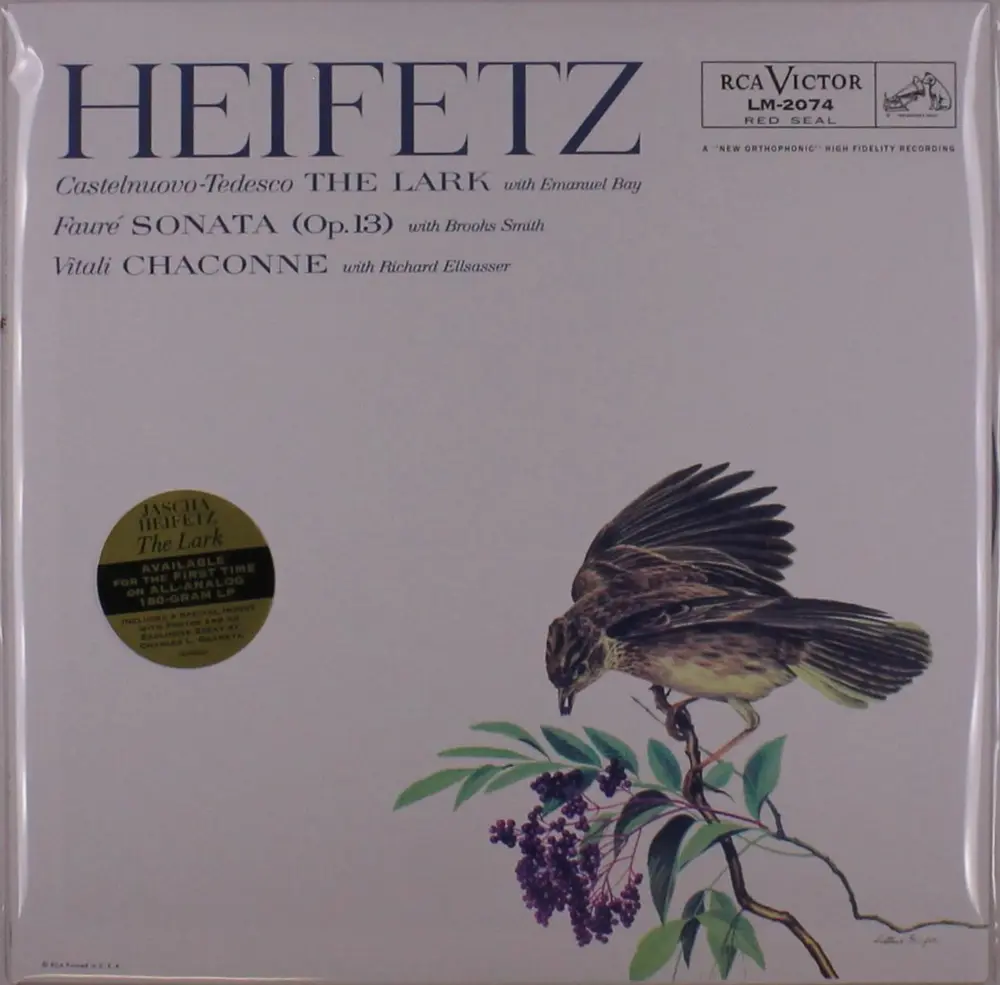 Jascha Heifetz – Heifetz, Jascha - The Lark (Vinyl)