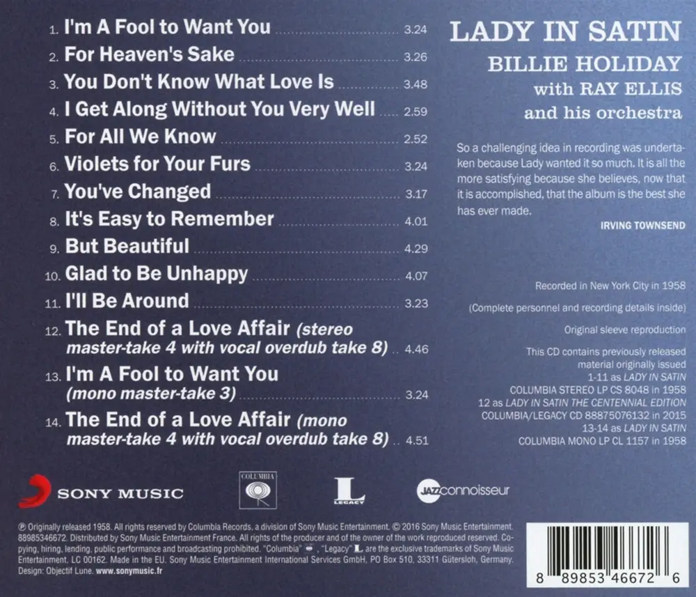 Lady In Satin (Remastered)