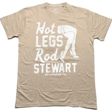 Rod Stewart, Tričko Hot Legs, Unisex, Natural