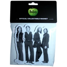 Magnetka Fridge Magnet: White Album Iconic Image Embossed