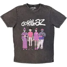 Unisex Stone Wash T-Shirt: Cracker Island Standing (Charcoal Grey) thumbnail