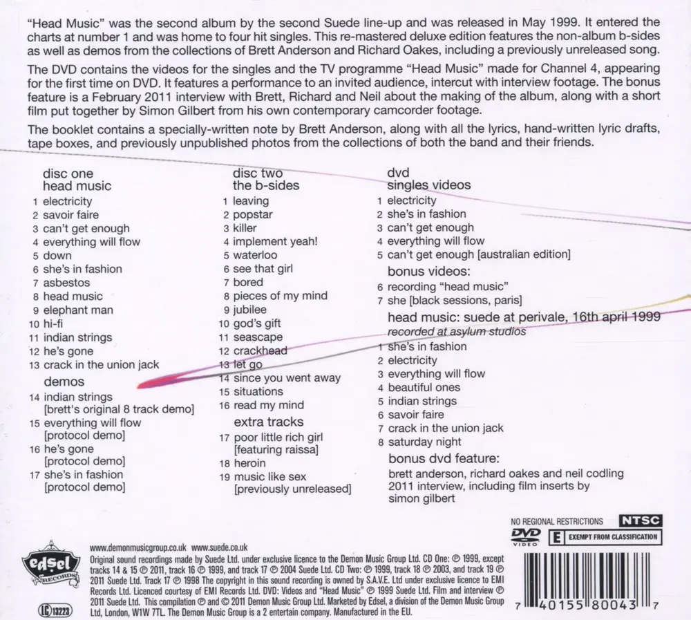 Suede – HEAD MUSIC (CD)