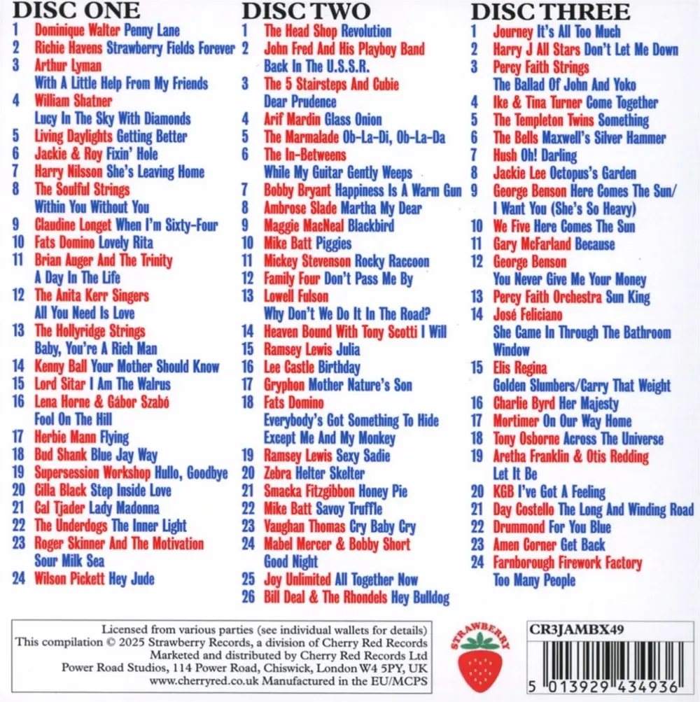 WITH A LITTLE HELP FROM MY FRIENDS - COVERS OF THE BEATLES 1967-197