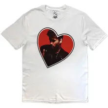 Tričko Unisex T-Shirt: Heart (White)