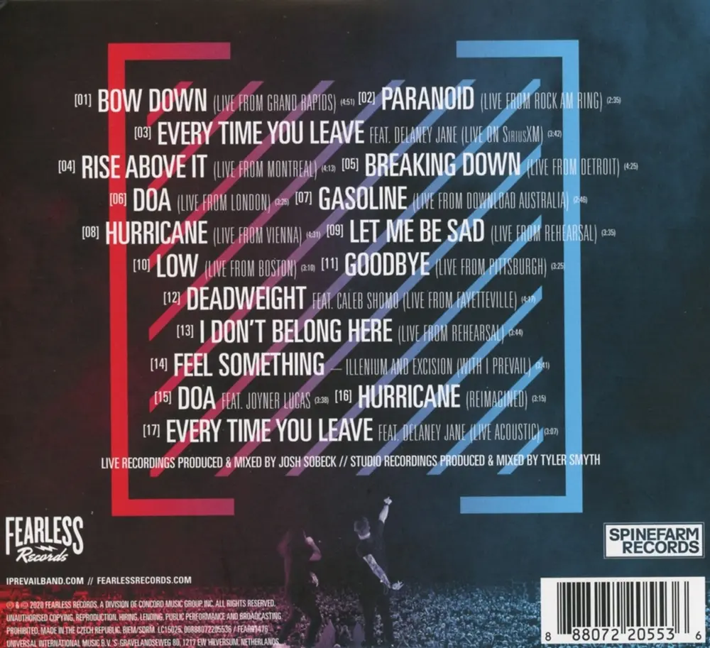 I Prevail – POST TRAUMATIC (CD)