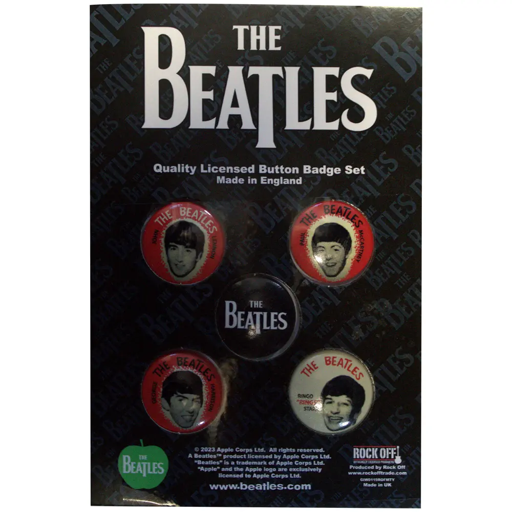 The Beatles – Vintage Portraits (Button Badge Pack) (Odznak)