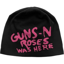 Guns N’ Roses, Čapica Was Here JD Print, Unisex, Čierna