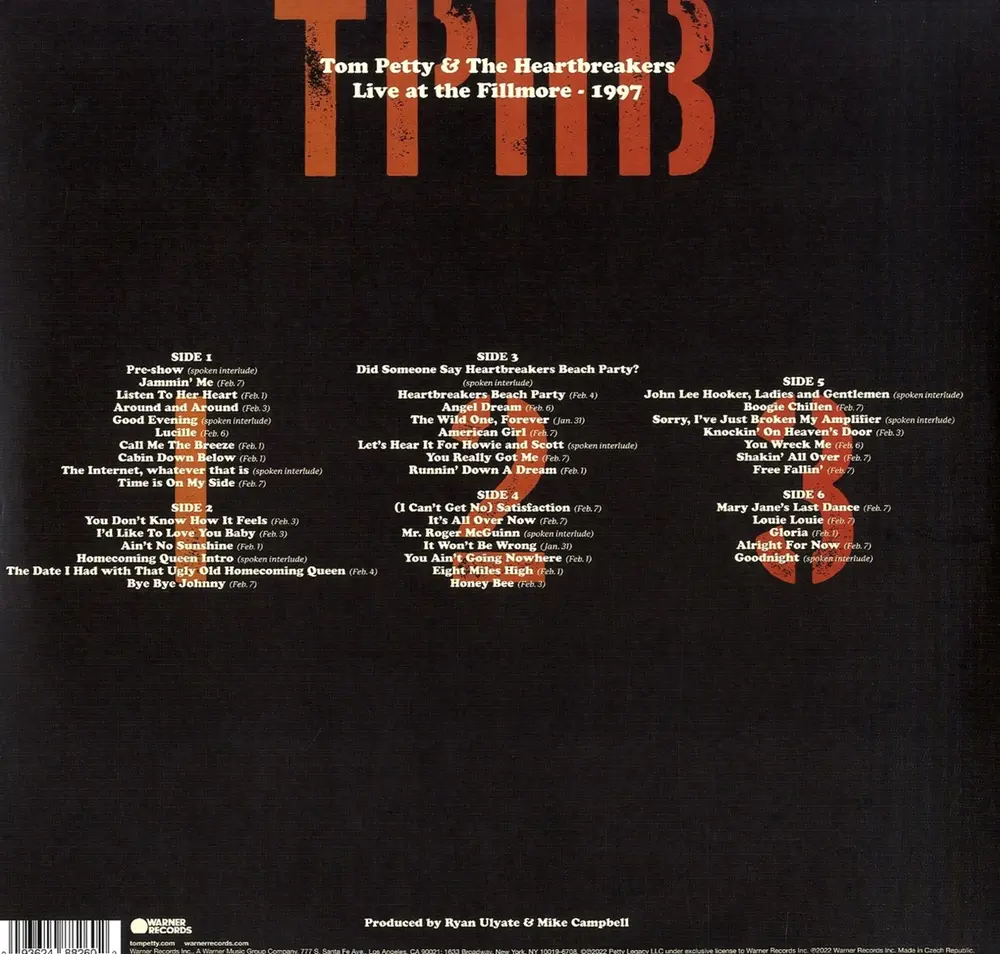 LIVE AT THE FILLMORE, 1997