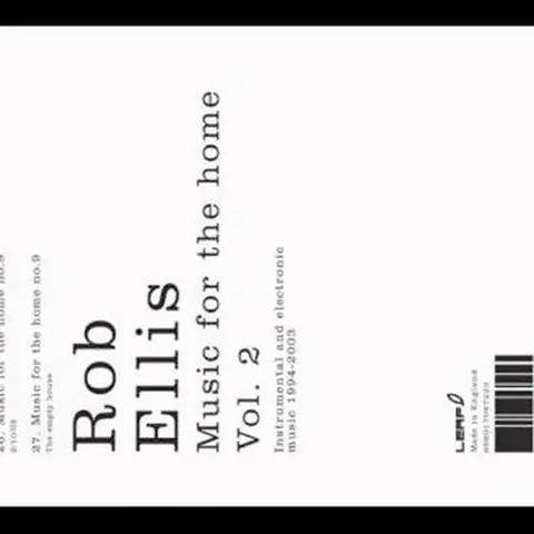 Rob Ellis – CD MUSIC FOR THE HOME V.2