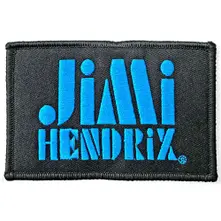 Jimi Hendrix – Stencil Logo (Nažehlovačka)