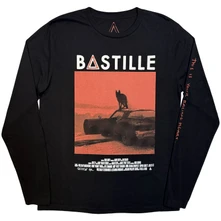 Bastille, Tričko s dlhým rukávom All This Bad Blood, Unisex, Čierna