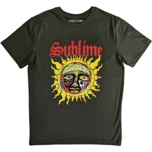 Sublime, Tričko Yellow Sun, Unisex, Zelená