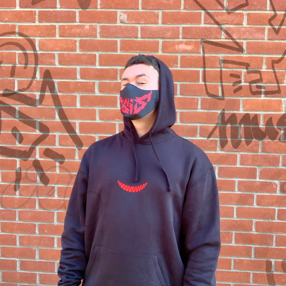T-ERROR BLACK HOODIE