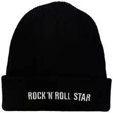 Unisex Beanie Hat: Live '25 (Black) (Back Print) thumbnail