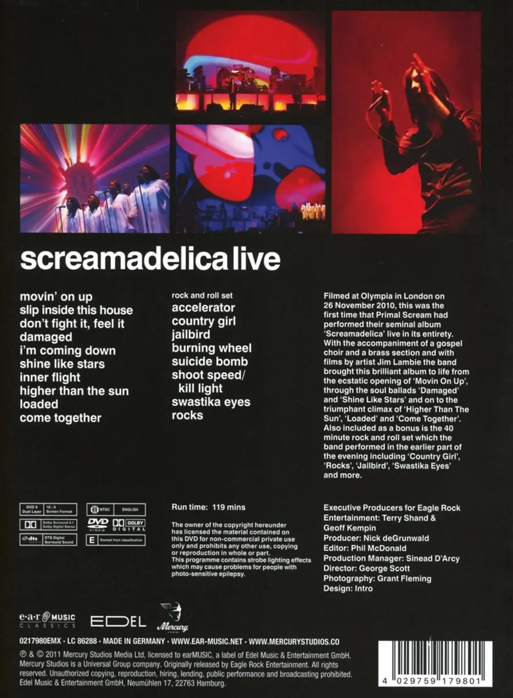 SCREAMADELICA LIVE