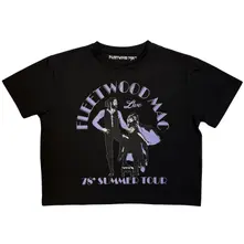 Ladies Crop Top: Summer Tour '78 (Black) thumbnail