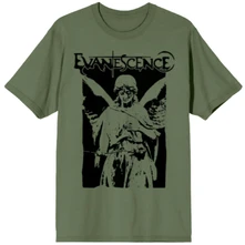 Evanescence, Tričko Unisex T-Shirt: Angel (Green), Unisex, Zelená
