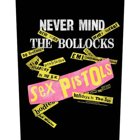 Never Mind the Bollocks Album Tracks Black