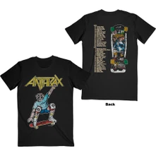 Anthrax, Tričko Spreading Skater Notman Vintage, Unisex, Čierna