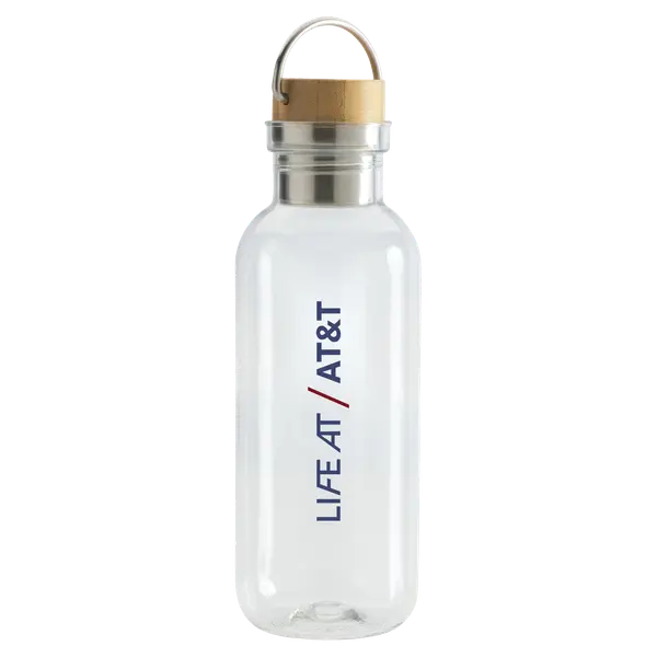 Drinkware – Bottle Life at AT&T Bamboo lid, Transparent