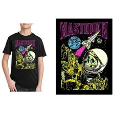 Mastodon, Tričko Space Colorization, Dieťa, Čierna