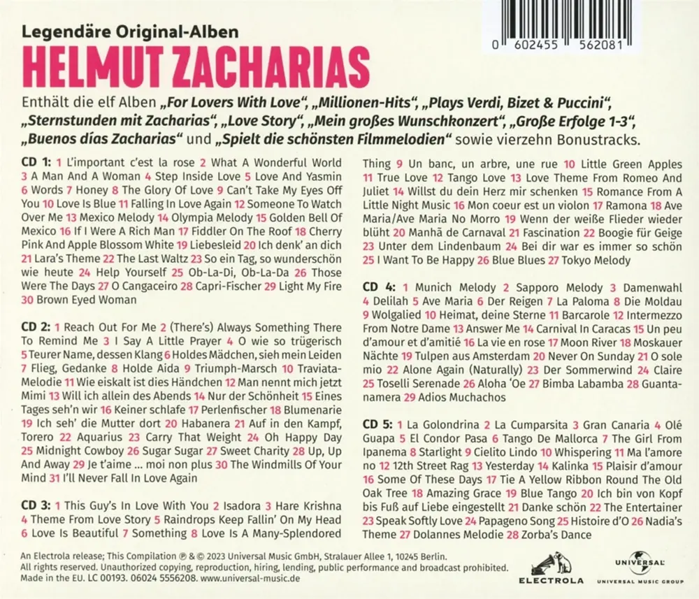 Helmut Zacharias – BIG BOX (CD)