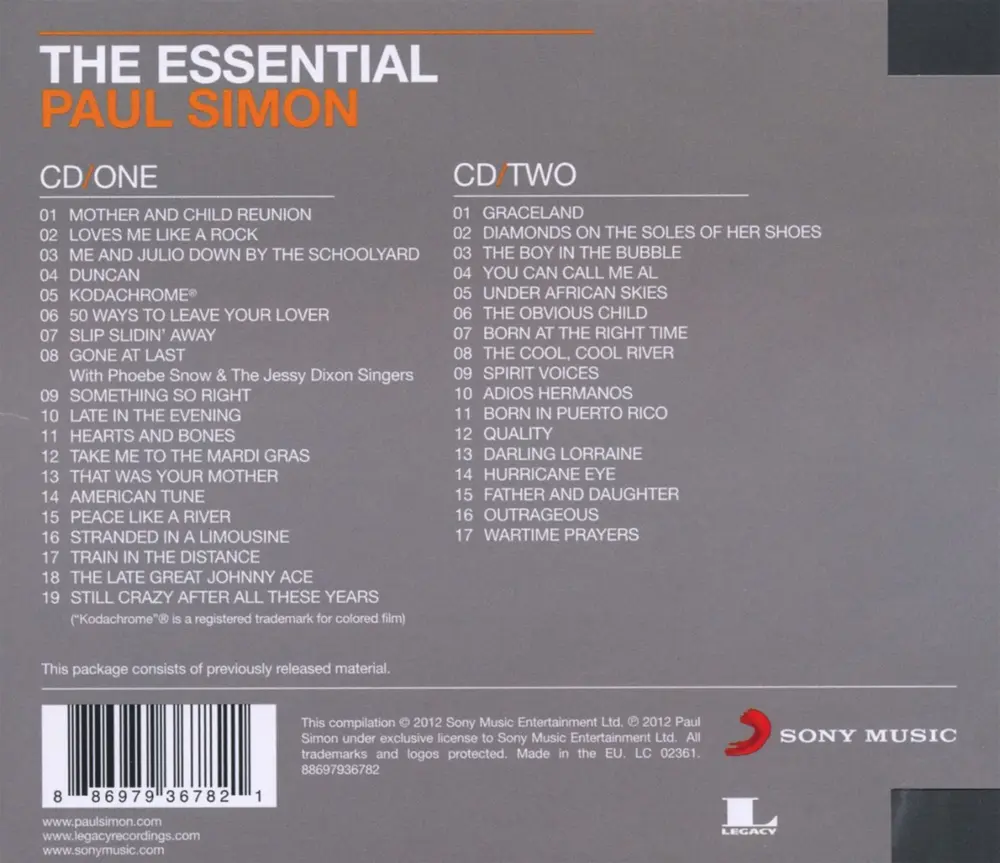The Essential Paul Simon (CD)