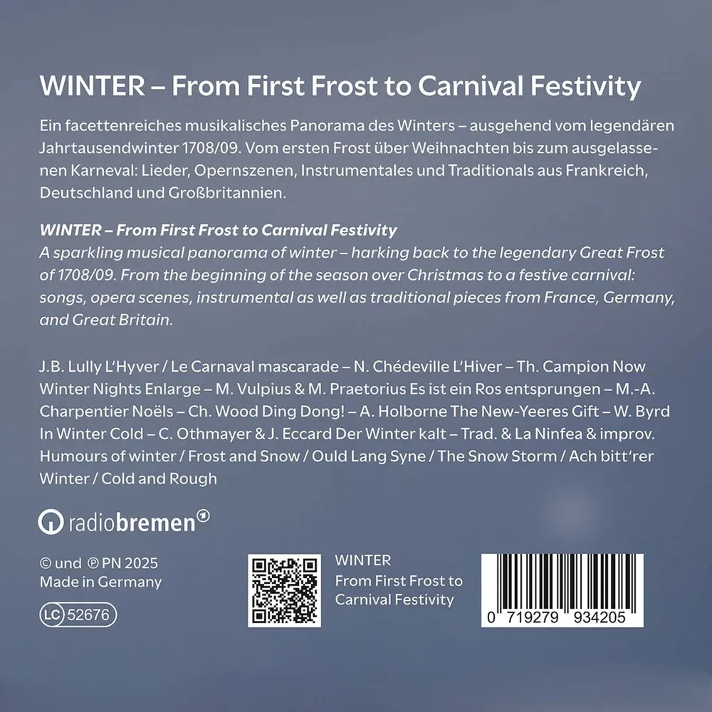 WINTER - FROM FIRST FROST TO CARNIVAL FESTIVITY