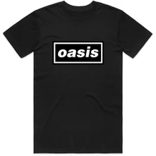 Oasis, Tričko Decca Logo, Unisex, Čierna