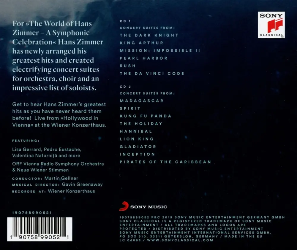 The World Of Hans Zimmer (A Symphonic Celebration) (Deluxe Edition)