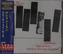 Horace Parlan Quintet, CD SPEAKIN' MY PIECE