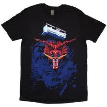 Judas Priest, Tričko Defenders Blue, Unisex, Čierna