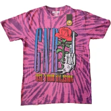 Guns N’ Roses, Tričko UYI Pistol, Unisex, Fialová