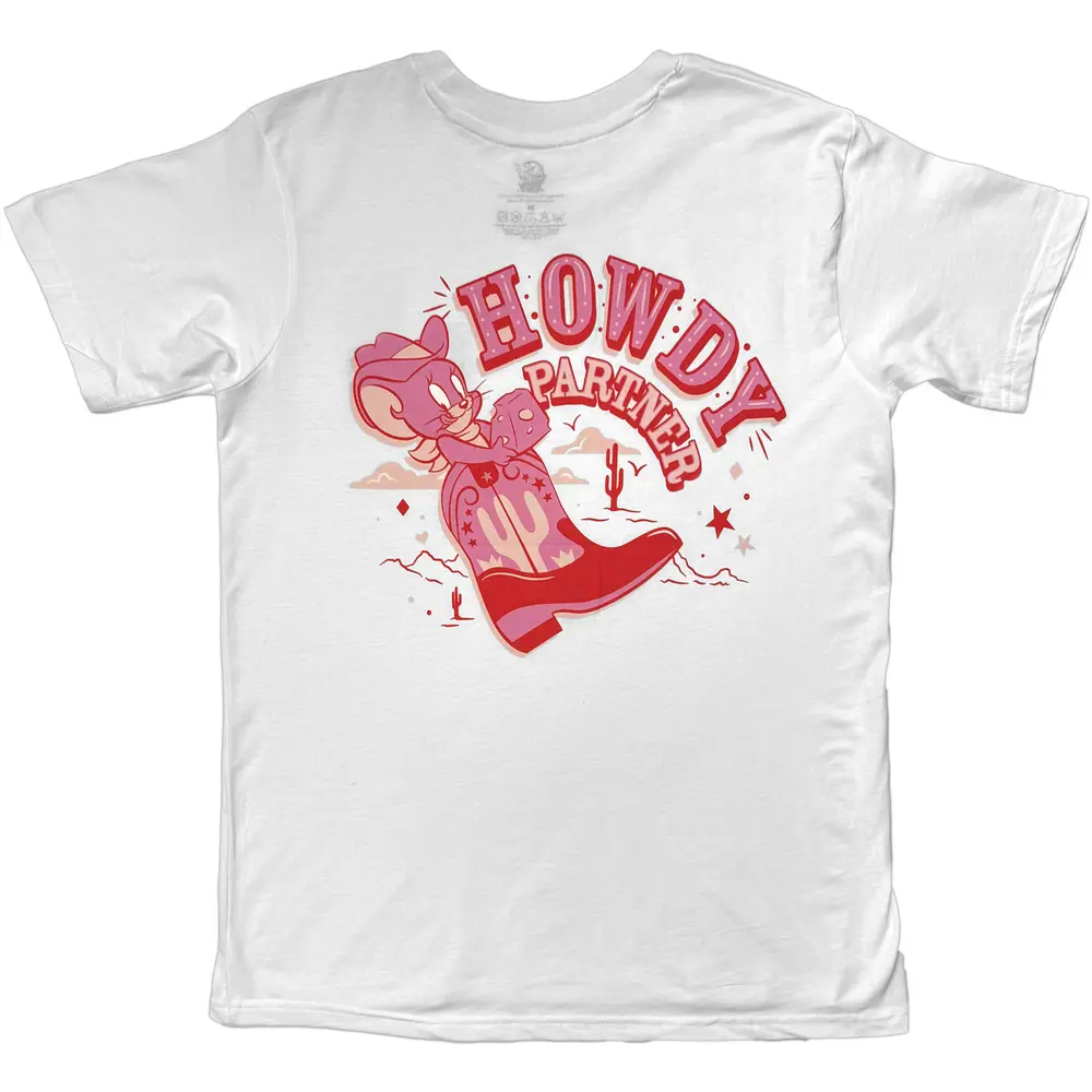 Tom & Jerry – Howdy Partner (Blanca) (Camiseta)