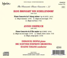 BRONSART & URSPRUCH: PIANO CONCERTOS (HYPERION ROM thumbnail