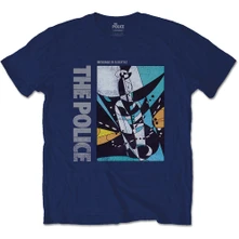 The Police, Tričko Message in a Bottle, Unisex, Modrá