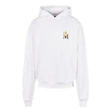 Momo, Mikina Milovaný logo premium, Unisex, Biela