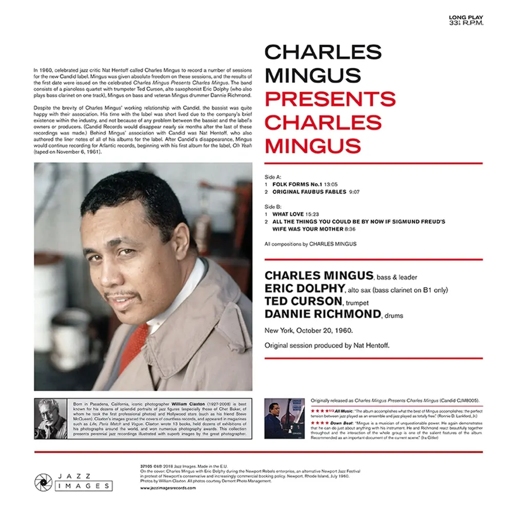 Charles Mingus presents Charles Mingus (Jazz Images Label)