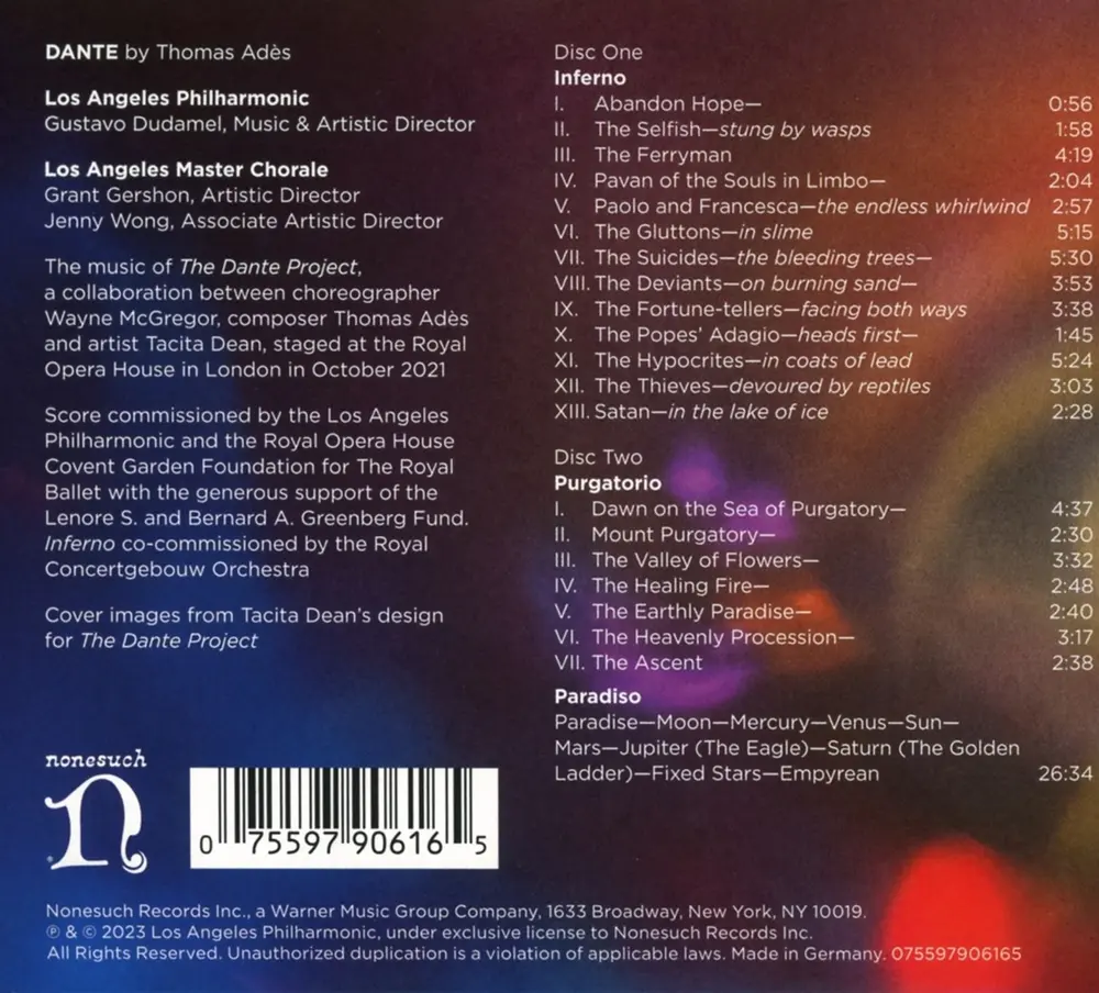 THOMAS ADES: DANTE