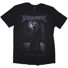 Megadeth, Tričko Youthanasia The Broker, Unisex, Čierna