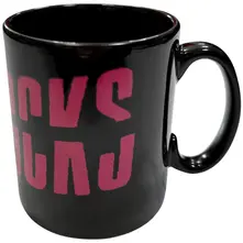 Unboxed Mug: Distressed Logo (Black) (All Around) thumbnail