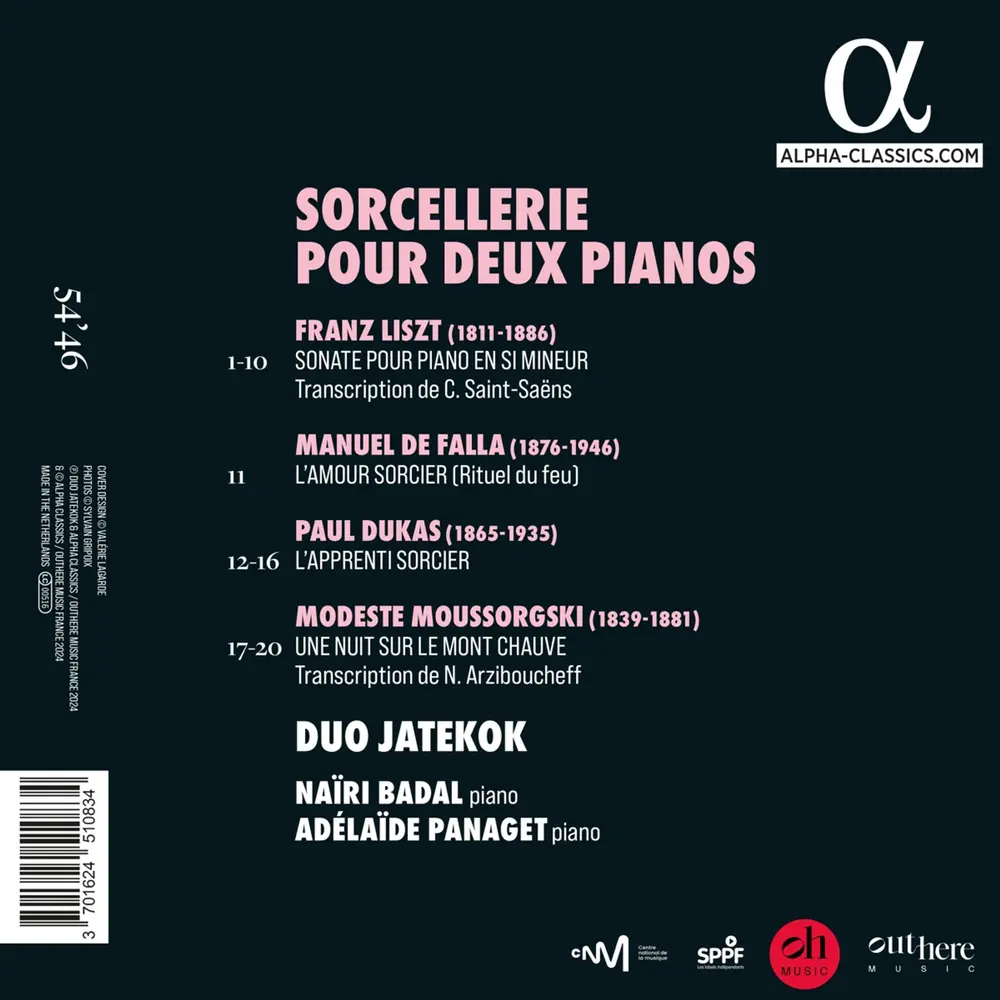 LISZT, MUSSORGSKY & DE FALLA: SORCELLERIE