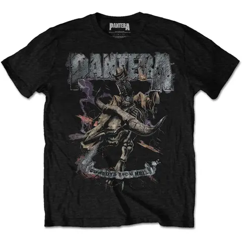 Pantera – Tričko Vintage Rider (Čierna), Unisex, Čierna