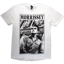 Morrissey, Tričko Maurice B&W, Unisex, Biela