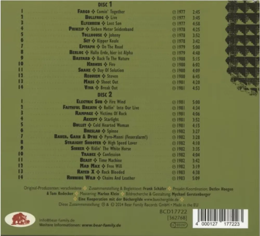 HEAVY KRAUT! VOL. 2 WIE DER HARDROCK NACH DEUTSCHLAND KAM, 1977-1983