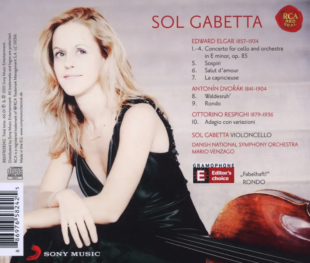 Sol Gabetta – Elgar: Cello Concerto/Dvorak/Respighi (CD)