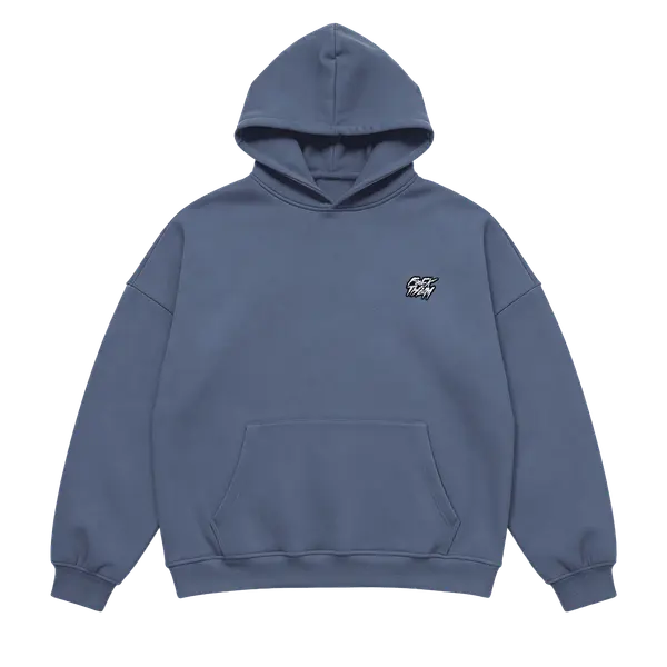 Hoodies – Hoodie Basic Patch, Unisex, Blue